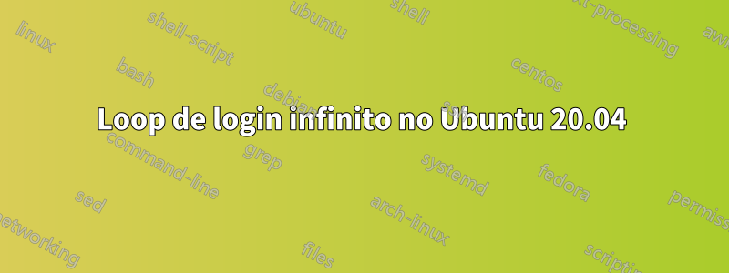 Loop de login infinito no Ubuntu 20.04