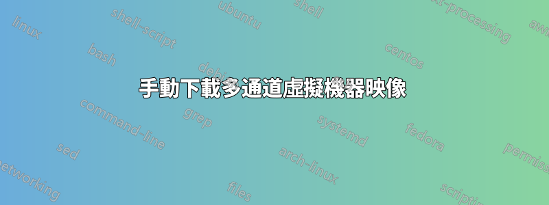 手動下載多通道虛擬機器映像