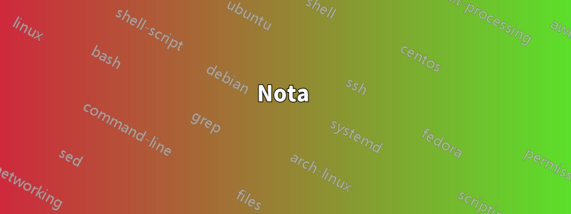 Nota