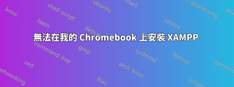 無法在我的 Chromebook 上安裝 XAMPP