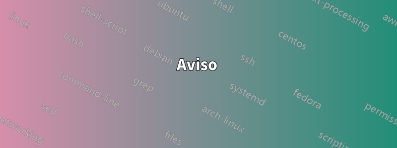 Aviso