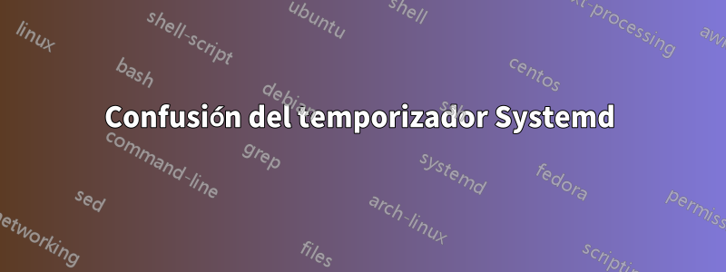 Confusión del temporizador Systemd