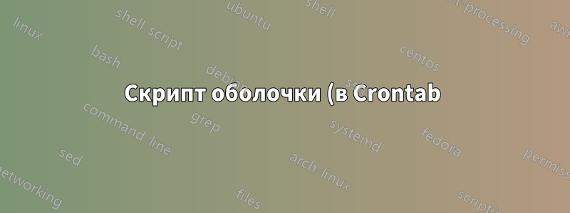 Скрипт оболочки (в Crontab): сохранение памяти, печать в текстовый файл всегда дает пустой результат