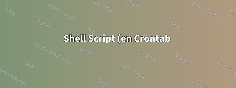 Shell Script (en Crontab): guardar la memoria impresa en un archivo de texto siempre aparece en blanco