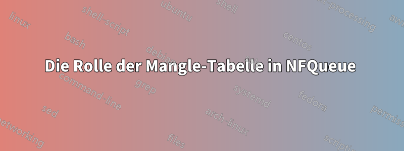 Die Rolle der Mangle-Tabelle in NFQueue