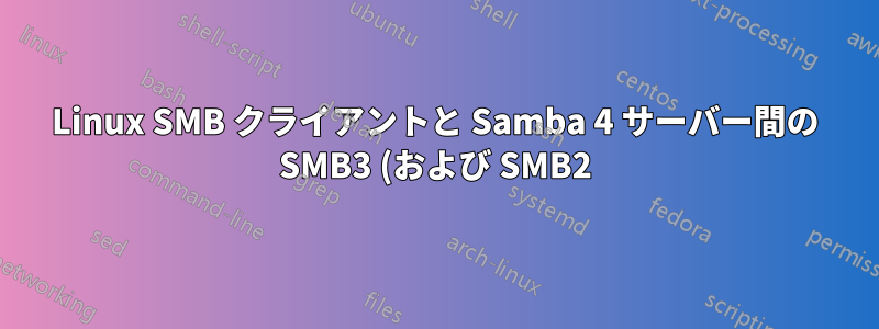 Linux SMB クライアントと Samba 4 サーバー間の SMB3 (および SMB2) パフォーマンスが非常に低い