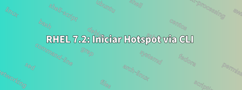 RHEL 7.2: Iniciar Hotspot via CLI