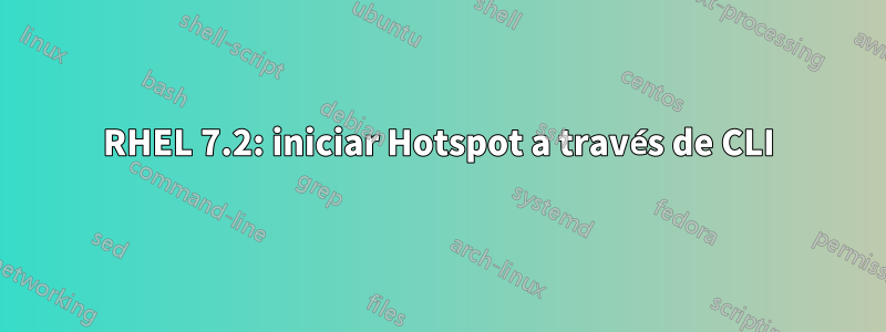 RHEL 7.2: iniciar Hotspot a través de CLI