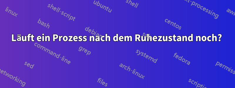 Läuft ein Prozess nach dem Ruhezustand noch?