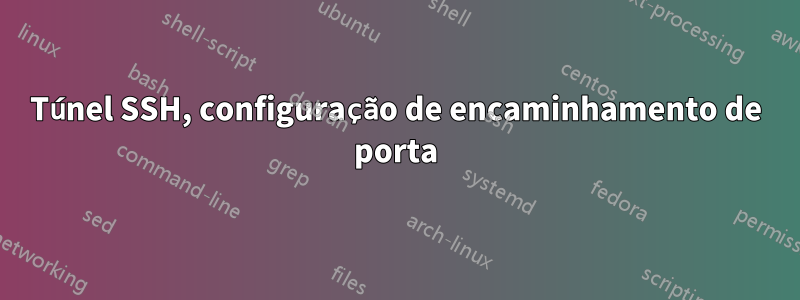 Túnel SSH, configuração de encaminhamento de porta