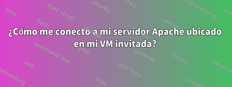 ¿Cómo me conecto a mi servidor Apache ubicado en mi VM invitada?