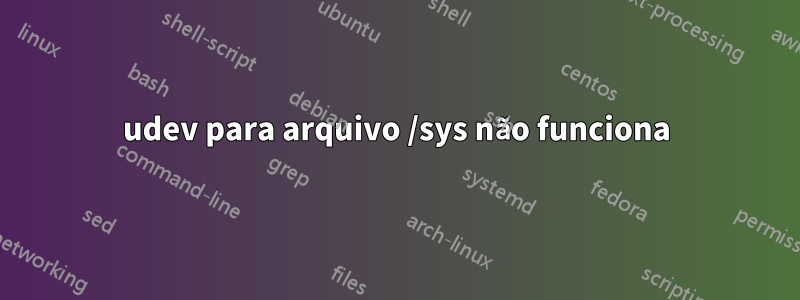 udev para arquivo /sys não funciona