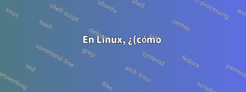 En Linux, ¿(cómo) puedo "desconectar en caliente" la memoria?