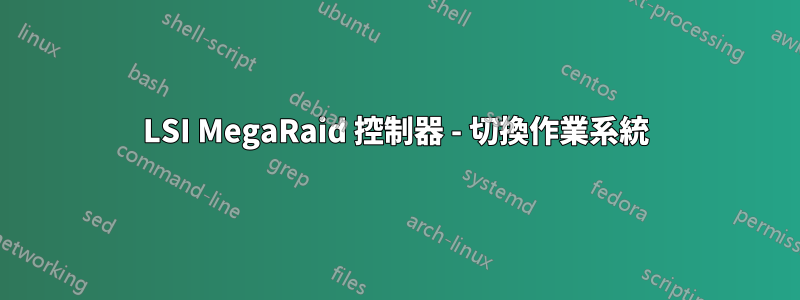 LSI MegaRaid 控制器 - 切換作業系統