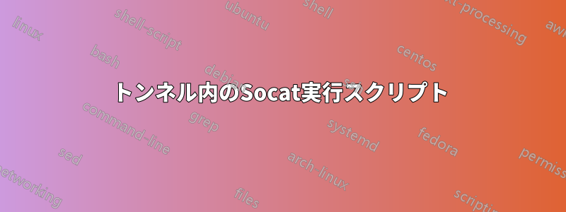 トンネル内のSocat実行スクリプト