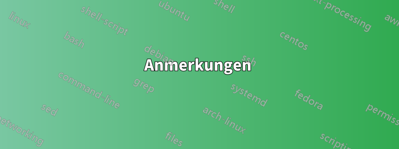 Anmerkungen