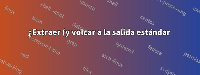 ¿Extraer (y volcar a la salida estándar) solo un cierto rango de filas de un CSV?