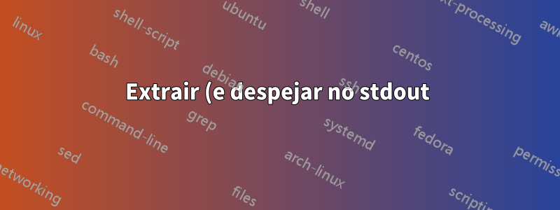 Extrair (e despejar no stdout) apenas um determinado intervalo de linhas de um CSV?