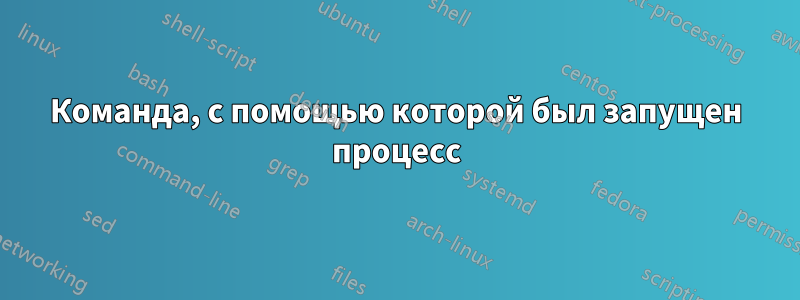 Команда, с помощью которой был запущен процесс