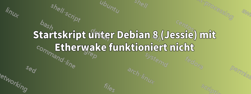 Startskript unter Debian 8 (Jessie) mit Etherwake funktioniert nicht