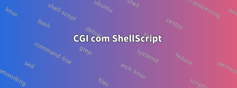 CGI com ShellScript