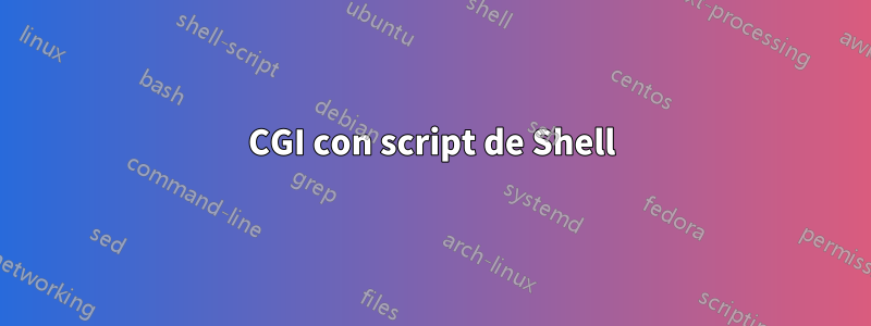 CGI con script de Shell