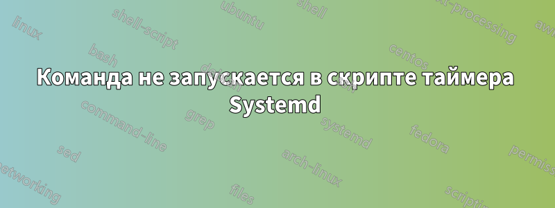Команда не запускается в скрипте таймера Systemd