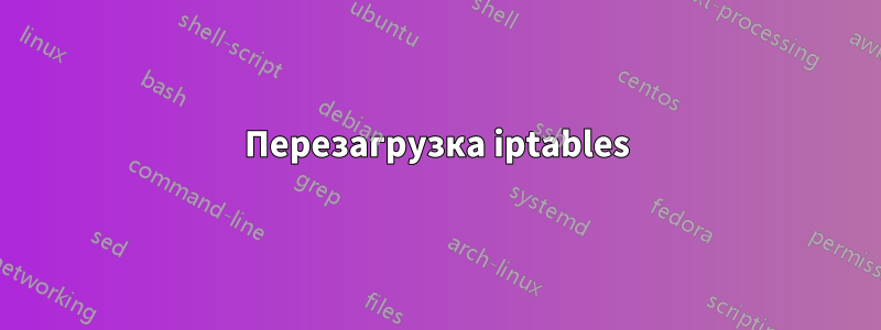 Перезагрузка iptables