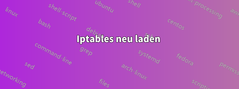 Iptables neu laden