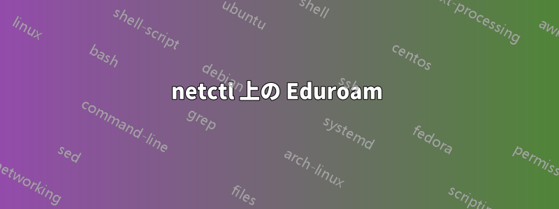netctl 上の Eduroam