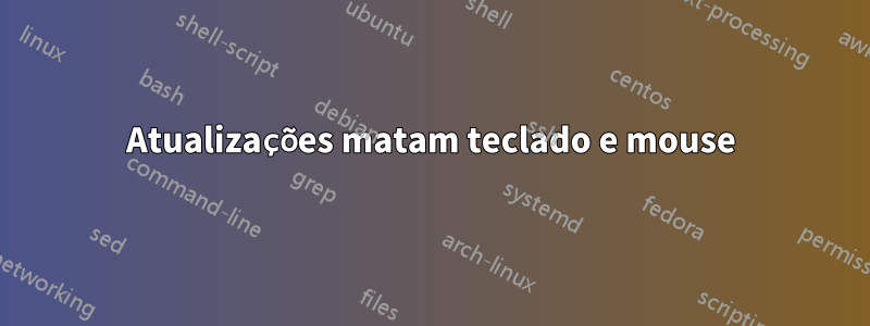 Atualizações matam teclado e mouse