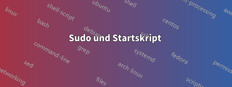 Sudo und Startskript