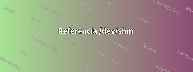 Referência /dev/shm
