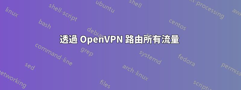 透過 OpenVPN 路由所有流量