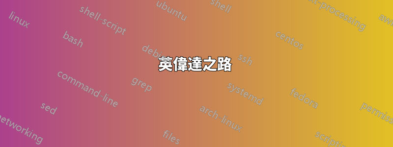英偉達之路