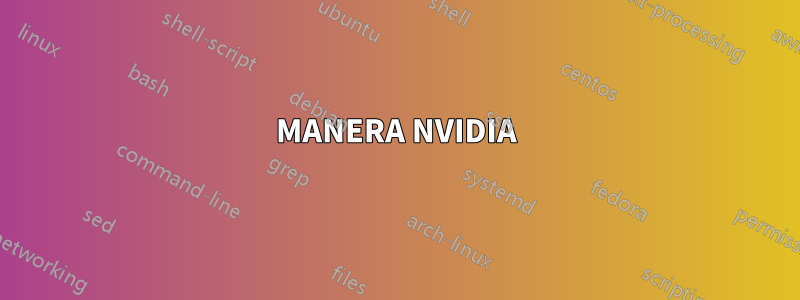 MANERA NVIDIA