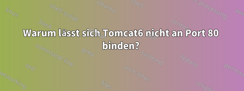 Warum lässt sich Tomcat6 nicht an Port 80 binden?