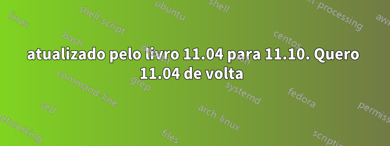 atualizado pelo livro 11.04 para 11.10. Quero 11.04 de volta 