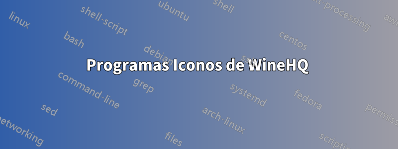 Programas Iconos de WineHQ