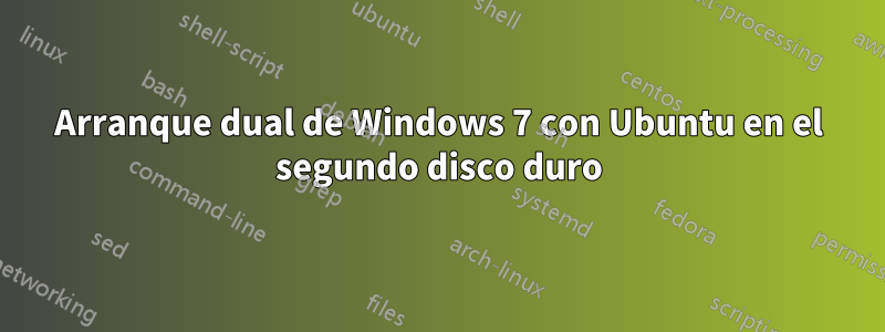 Arranque dual de Windows 7 con Ubuntu en el segundo disco duro