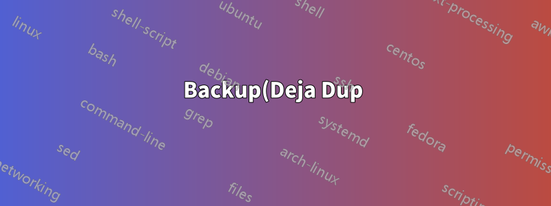 Backup(Deja Dup)으로 만든 백업의 무결성을 어떻게 테스트할 수 있나요?