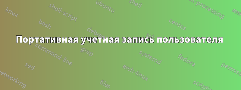 Портативная учетная запись пользователя