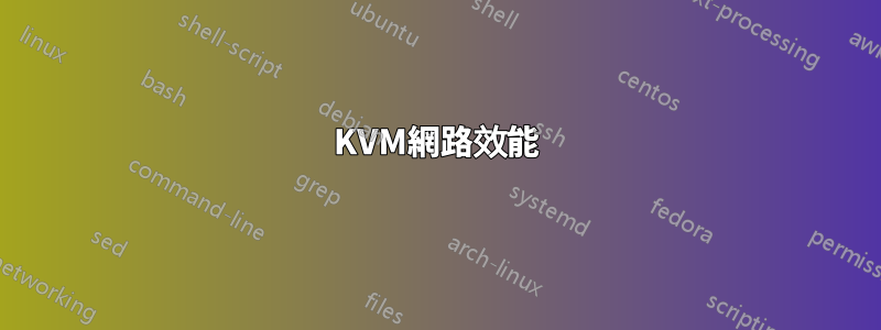 KVM網路效能