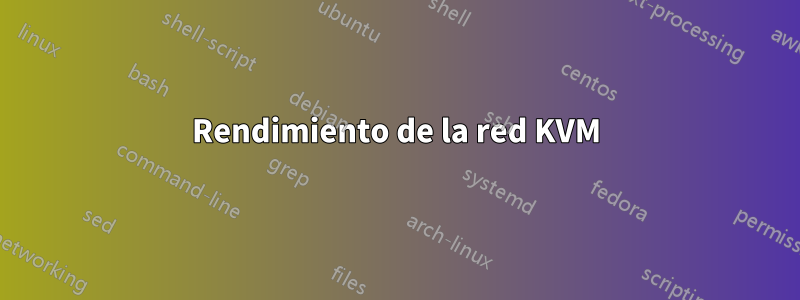 Rendimiento de la red KVM