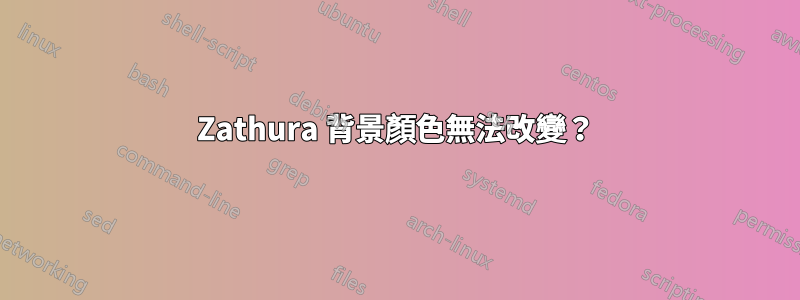 Zathura 背景顏色無法改變？