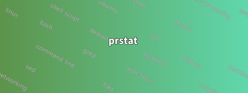 prstat