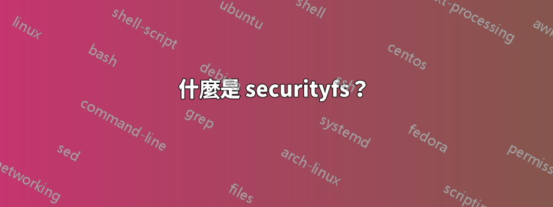 什麼是 securityfs？