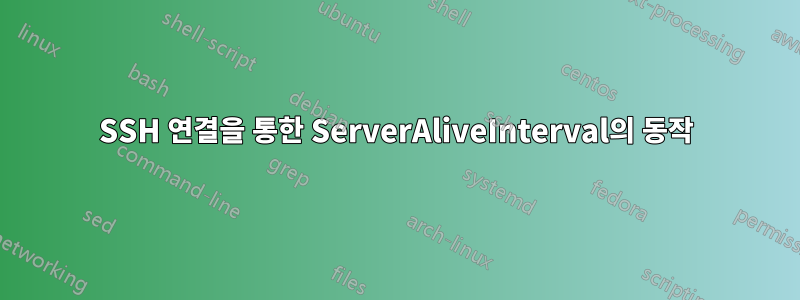 SSH 연결을 통한 ServerAliveInterval의 동작