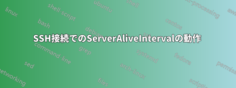SSH接続でのServerAliveIntervalの動作