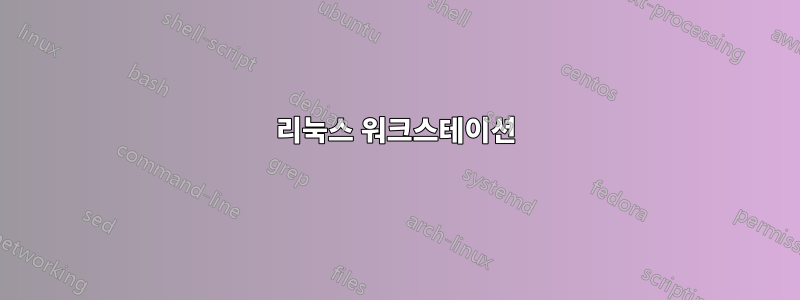 리눅스 워크스테이션